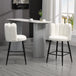 Polyester Fabric Bar Chairs in Set Of 2 - Velmora