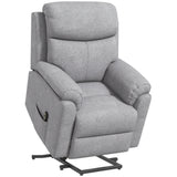 Polyester Fabric Electric Recliner Chair 83cm Wide - Velmora
