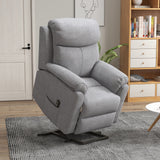 Polyester Fabric Electric Recliner Chair 83cm Wide - Velmora