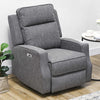 Polyester Fabric Electric Recliner Chair 84cm Wide - Velmora