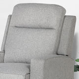 Polyester Fabric Electric Recliner Chair 84cm Wide - Velmora
