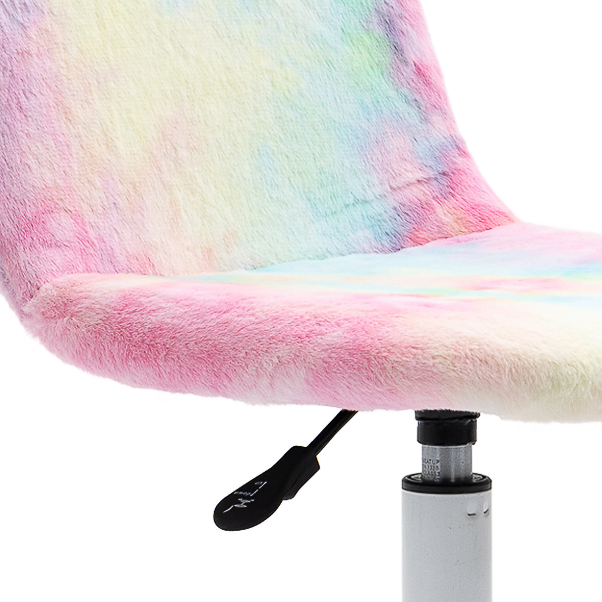 Polyester Fabric Home And Office Chair 41cm Wide With Swivel Wheel - Velmora