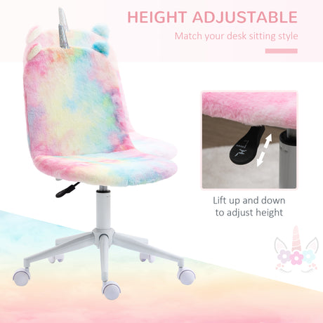 Polyester Fabric Home And Office Chair 41cm Wide With Swivel Wheel - Velmora