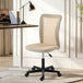 Polyester Fabric Home And Office Chair 43cm W x 54cm D Armless - Velmora