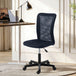 Polyester Fabric Home And Office Chair 43cm W x 54cm D Armless - Velmora
