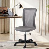 Polyester Fabric Home And Office Chair 43cm W x 54cm D Armless - Velmora