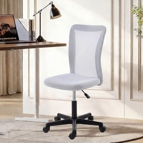 Polyester Fabric Home And Office Chair 43cm W x 54cm D Armless - Velmora