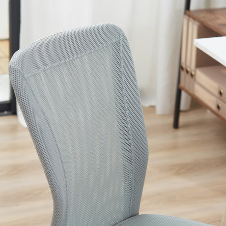 Polyester Fabric Home And Office Chair 43cm W x 58cm D Armless - Velmora