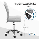 Polyester Fabric Home And Office Chair 43cm W x 58cm D Armless - Velmora