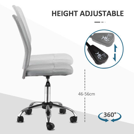 Polyester Fabric Home And Office Chair 43cm W x 58cm D Armless - Velmora