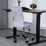 Polyester Fabric Home And Office Chair 43cm W x 58cm D Armless - Velmora
