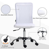 Polyester Fabric Home And Office Chair 43cm W x 58cm D Armless - Velmora