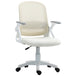 Polyester Fabric Home And Office Chair 57.5cm Wide With Flip Up Armrest - Velmora