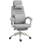 Polyester Fabric Home And Office Chair 62cm Wide High Back - Velmora