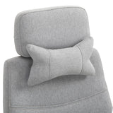 Polyester Fabric Home And Office Chair 62cm Wide High Back - Velmora