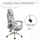 Polyester Fabric Home And Office Chair 62cm Wide High Back - Velmora