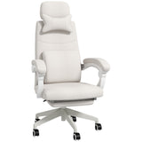 Polyester Fabric Home And Office Chair 62cm Wide High Back - Velmora
