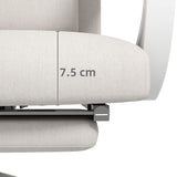 Polyester Fabric Home And Office Chair 62cm Wide High Back - Velmora