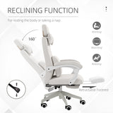 Polyester Fabric Home And Office Chair 62cm Wide High Back - Velmora