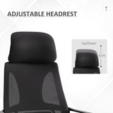 Polyester Fabric Home And Office Chair 64cm Wide High Back - Velmora
