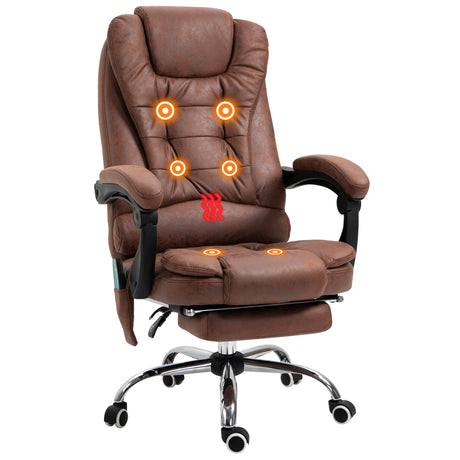 Polyester Fabric Home And Office Chair 65cm Wide With Footrest - Velmora