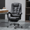 Polyester Fabric Home And Office Chair 65cm Wide With Footrest - Velmora