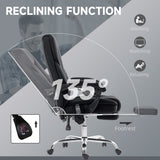 Polyester Fabric Home And Office Chair 67cm Wide With Footrest - Velmora
