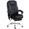 Polyester Fabric Home And Office Chair 67cm Wide With Footrest - Velmora