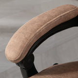 Polyester Fabric Home And Office Chair 67cm Wide With Footrest - Velmora
