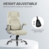 Polyester Fabric Home And Office Chair 68cm Wide High Back - Velmora