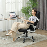 Polyester Fabric Home And Office Chair 68cm Wide High Back - Velmora
