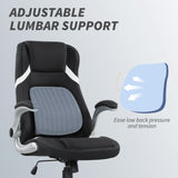 Polyester Fabric Home And Office Chair 68cm Wide High Back - Velmora