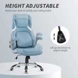 Polyester Fabric Home And Office Chair 68cm Wide High Back - Velmora