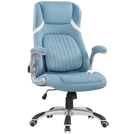 Polyester Fabric Home And Office Chair 68cm Wide High Back - Velmora