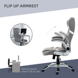 Polyester Fabric Home And Office Chair 68cm Wide High Back - Velmora