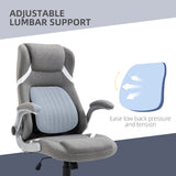Polyester Fabric Home And Office Chair 68cm Wide High Back - Velmora
