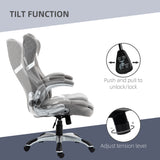Polyester Fabric Home And Office Chair 68cm Wide High Back - Velmora