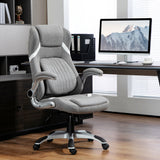 Polyester Fabric Home And Office Chair 68cm Wide High Back - Velmora