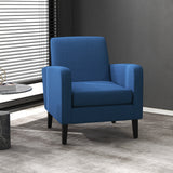 Polyester Fabric Occasional Armchair 66cm Wide - Velmora