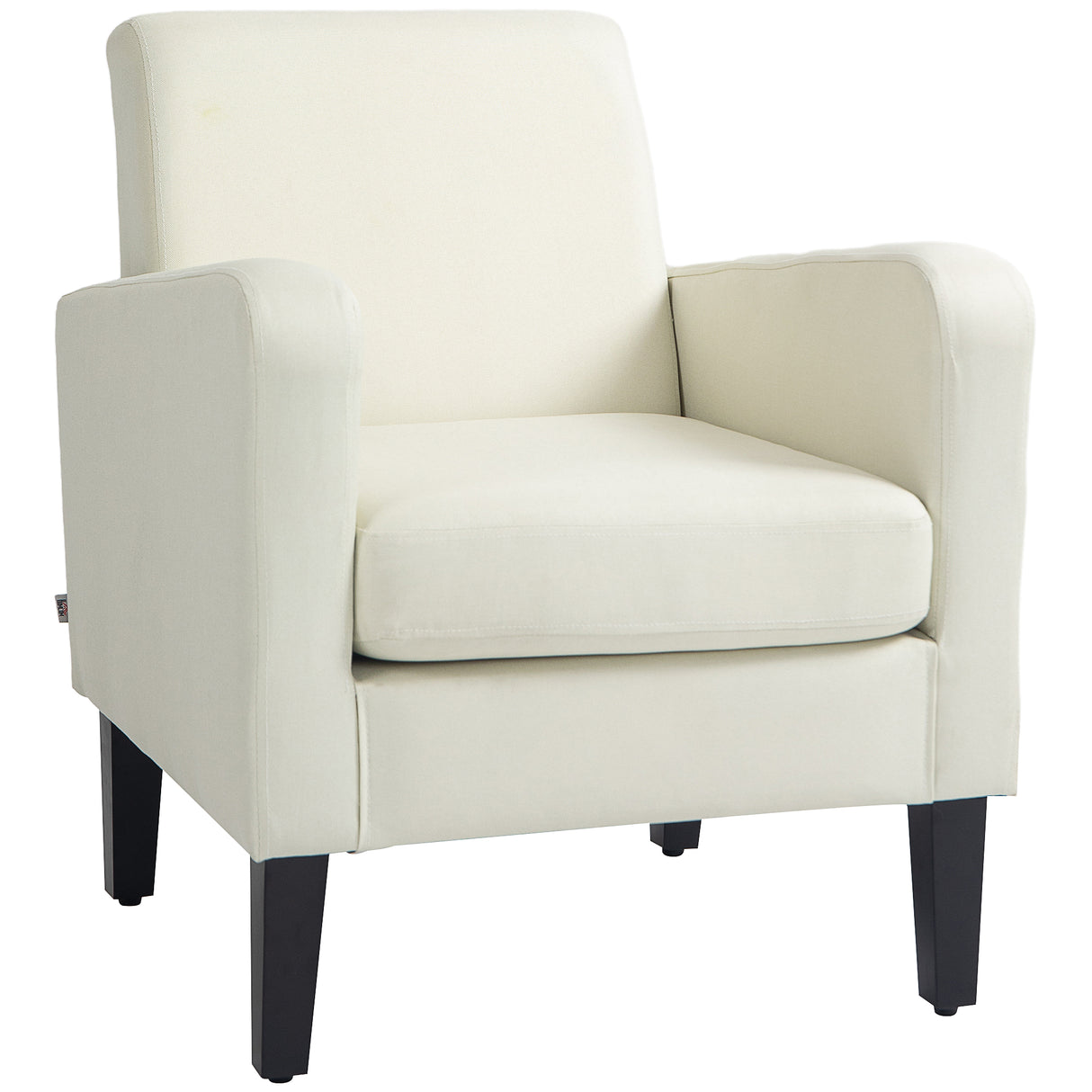 Polyester Fabric Occasional Armchair 66cm Wide - Velmora
