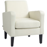 Polyester Fabric Occasional Armchair 66cm Wide - Velmora