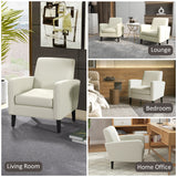 Polyester Fabric Occasional Armchair 66cm Wide - Velmora