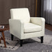 Polyester Fabric Occasional Armchair 66cm Wide - Velmora