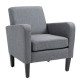 Polyester Fabric Occasional Armchair 66cm Wide - Velmora