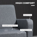 Polyester Fabric Occasional Armchair 66cm Wide - Velmora