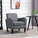 Polyester Fabric Occasional Armchair 66cm Wide - Velmora