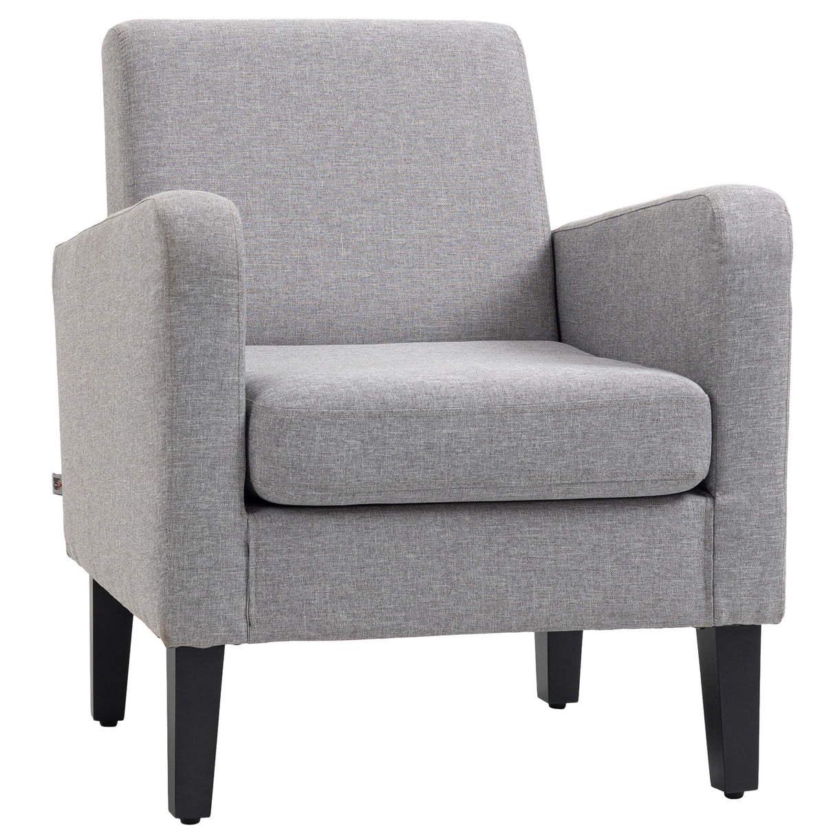 Polyester Fabric Occasional Armchair 66cm Wide - Velmora