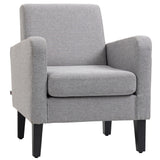 Polyester Fabric Occasional Armchair 66cm Wide - Velmora