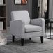 Polyester Fabric Occasional Armchair 66cm Wide - Velmora