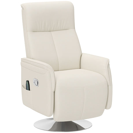Polyester Fabric Recliner Chair 68.5cm Wide With Footrest - Velmora